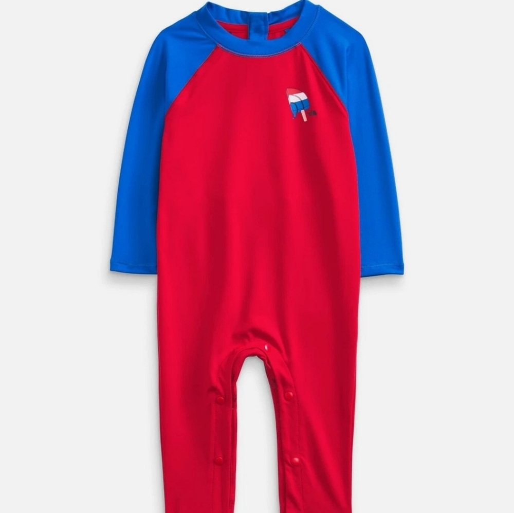 The North Face Infant Baby Boy Sun Suit One-Piece Full Length Rush Guard Pick Sz